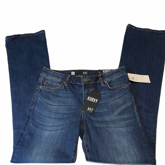 Kut from the Kloth Denim - KUT Kurvy Natalie Bootcut Blue Jeans Size 6